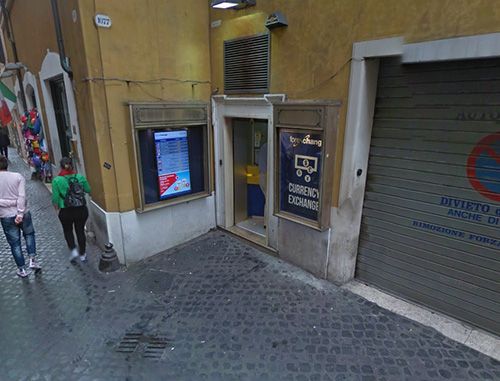 Один из офисов по выплатам Tax Free в Риме 