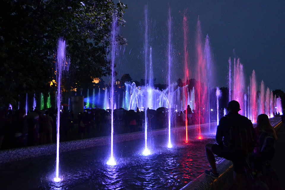 Варшавские фонтаны