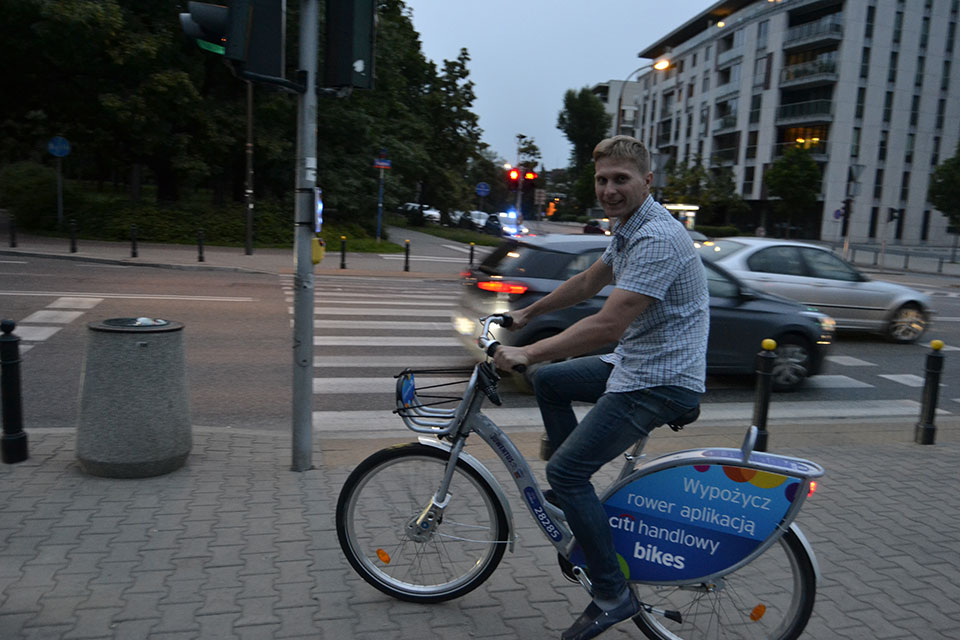 Прокат велосипедов в Варшаве