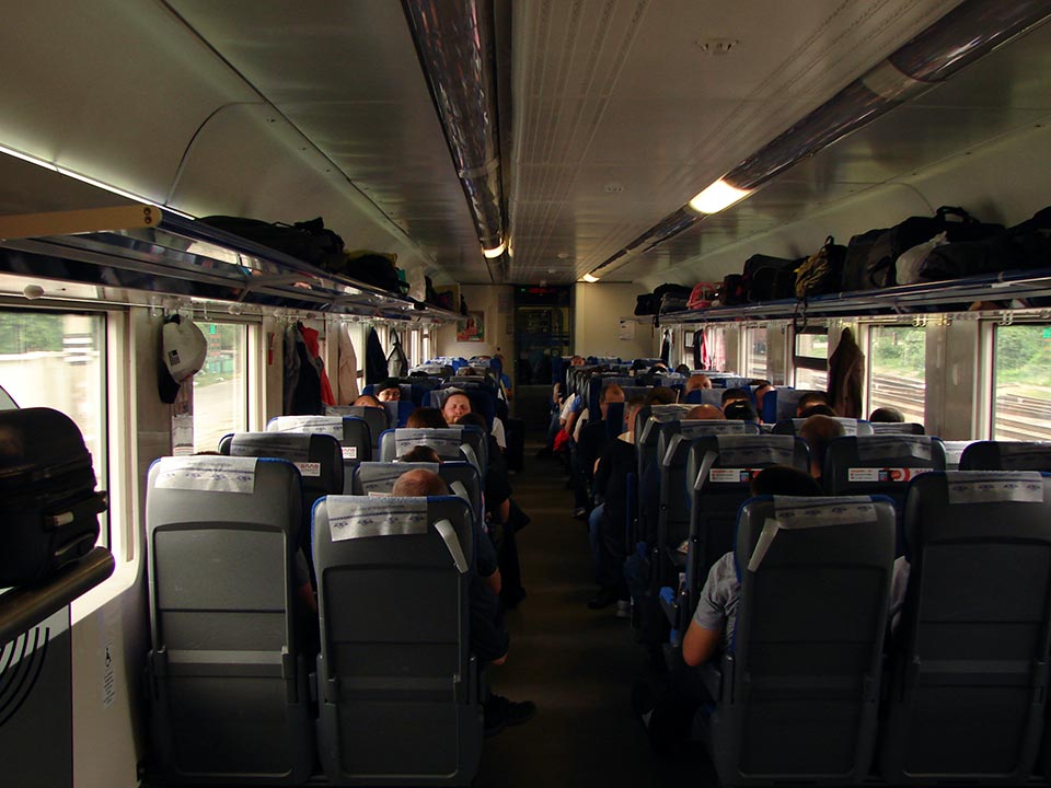 Вагон 2-го класса в поезде Интерсити+ № 763 Киев - Одесса
