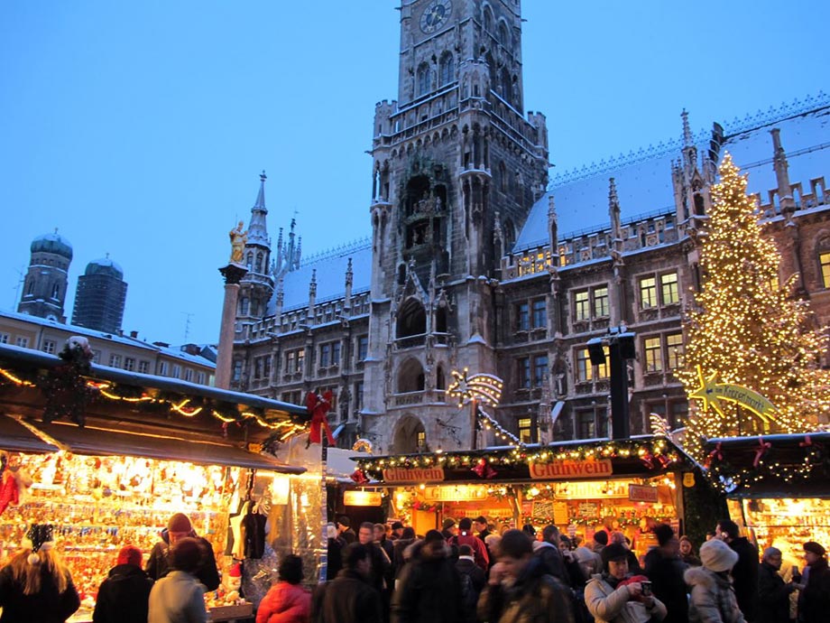 Рождественская ярмарка на Marienplatz