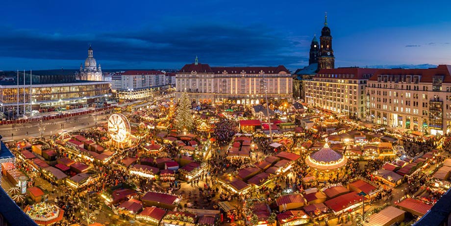 Рождественская ярмарка Striezelmarkt в Дрездене